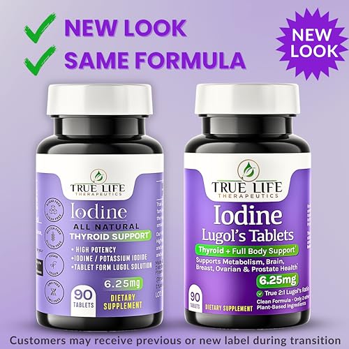 Lugol’s Iodine Tablets 6.25mg - 90 Count