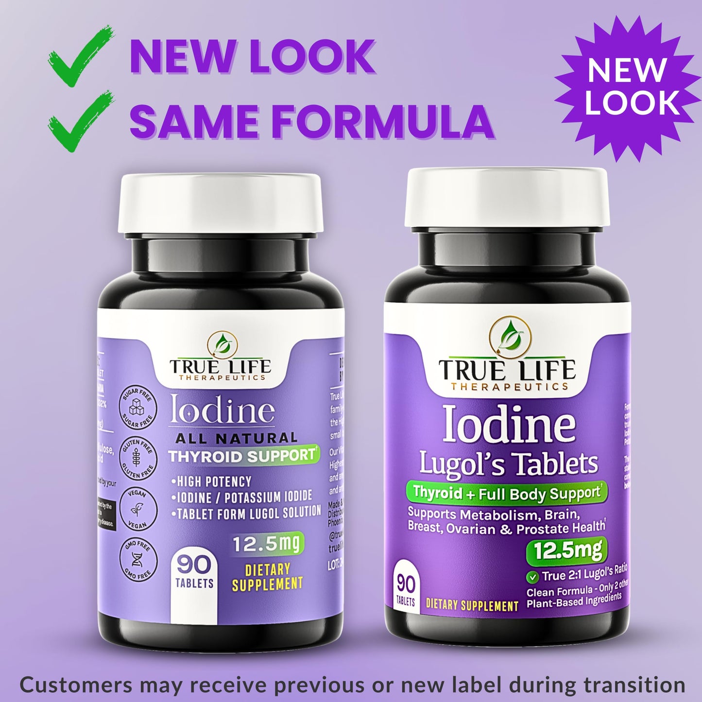 Lugol's Iodine Tablets 12.5mg - 90 Count
